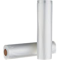 Amazon Basics - 2 rollos para sellar al vacío- 22 cm x 500 cm